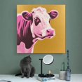thumbnail image 4 of Cow Poster (5) Canvas Wall Art Prints Poster Gifts Photo Picture Painting Posters Room Decor Home Decorative 16x16inch(40x40cm), 4 of 5