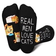 thumbnail image 3 of Funny Father Day Socks for Dad Father Grandpa Brother Men –Novelty Fathers Husband Birthday Gifts–Novelty Fun Crazy Silly Men Sock Christmas Stocking Stuffers, 3 of 7