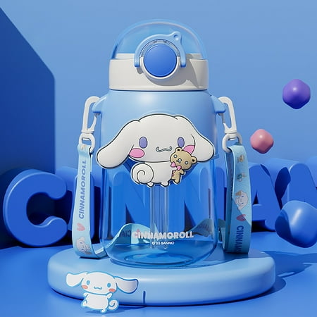 

Sanrio Large Capacity Water Bottle Portable Straw Water Cups For Outdoor Sports Fitness