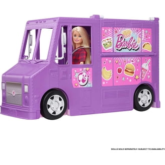 Barbie Pet Camper Playset - 11 Pieces, 3-Story RV With Tent & Slide | Toy For Kids 3+, Pets Figures Included
