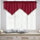 thumbnail image 1 of Cortinas, Cortas, Color sólido, Cocina, Pequeñas, Barra de paso, Rojo, 1 of 9
