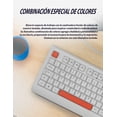 thumbnail image 2 of TECLADO GETTTECH COLORFUL GGK-ESMWR-02-WH CON REPOSA MANOS USB TECLAS HASTA 8 MILLONES DE PULSACIONES BLANCO, 2 of 13