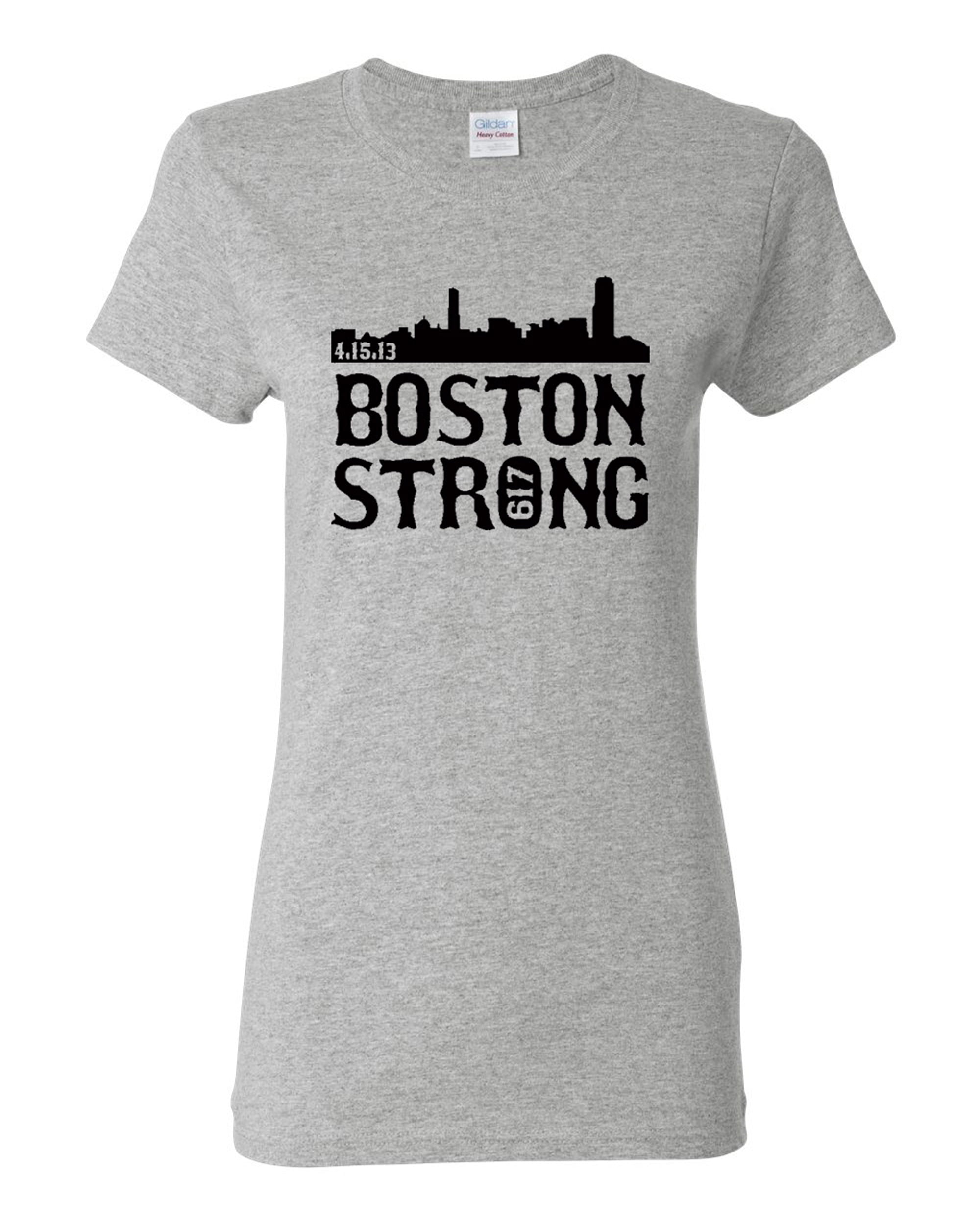 Boston Strong 617 State Adult T-Shirt Tee Boston Strong 617 State Adult T-Shirt Tee