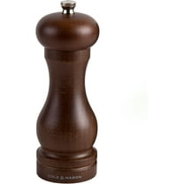 COLE & MASON Capstan Wood Salt Grinder - Wooden Mill Includes Precision Mechanism, 6.5 inch