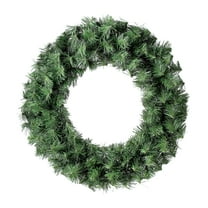Basic Christmas Wreath, Green, 24", by Holiday Time