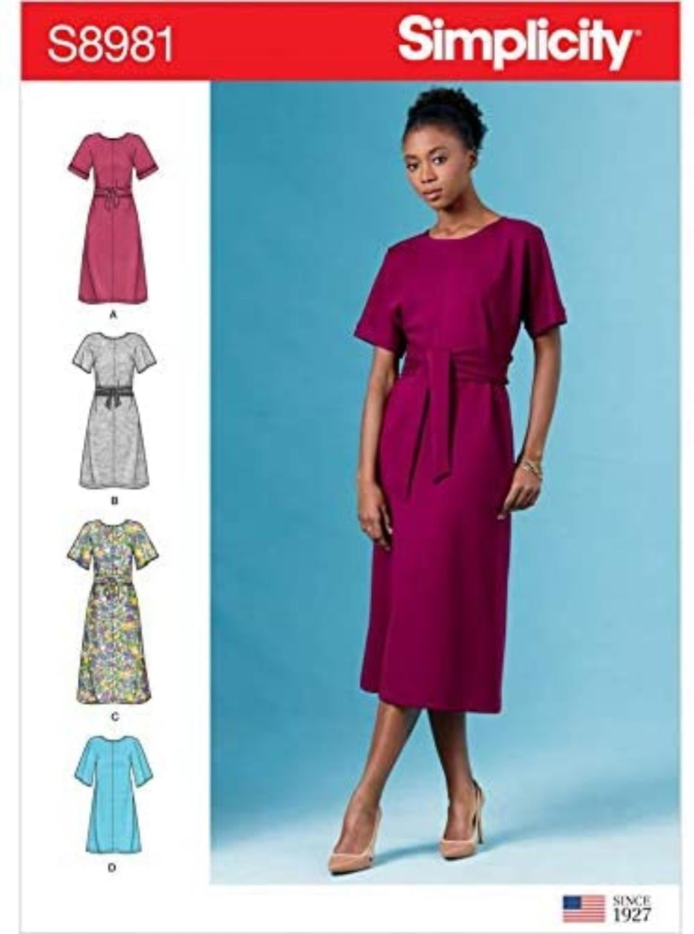 Simplicity Dress-14-16-18-20-22 Simplicity Dress-14-16-18-20-22