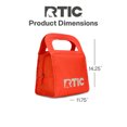 thumbnail image 4 of RTIC Insulated Freezable and Collapsible Lunch Bag, Persimmon, 4 of 7