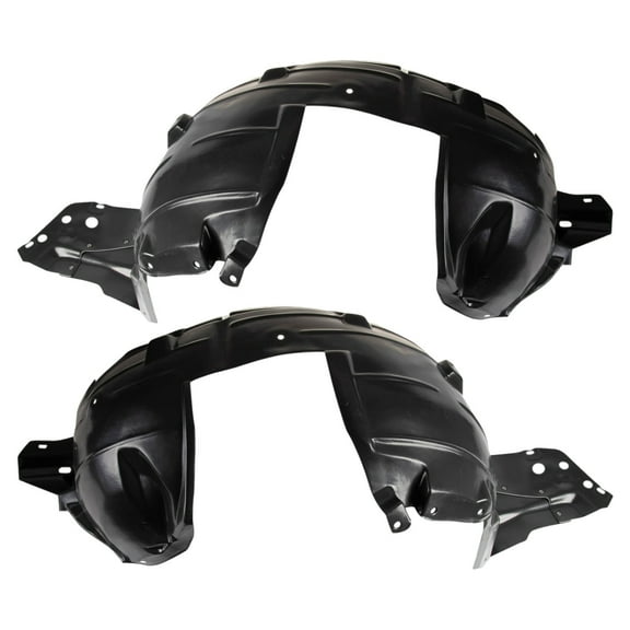 TRQ Front Inner Fender Liner Set Fits 2010-2012 Nissan Sentra BDA14711