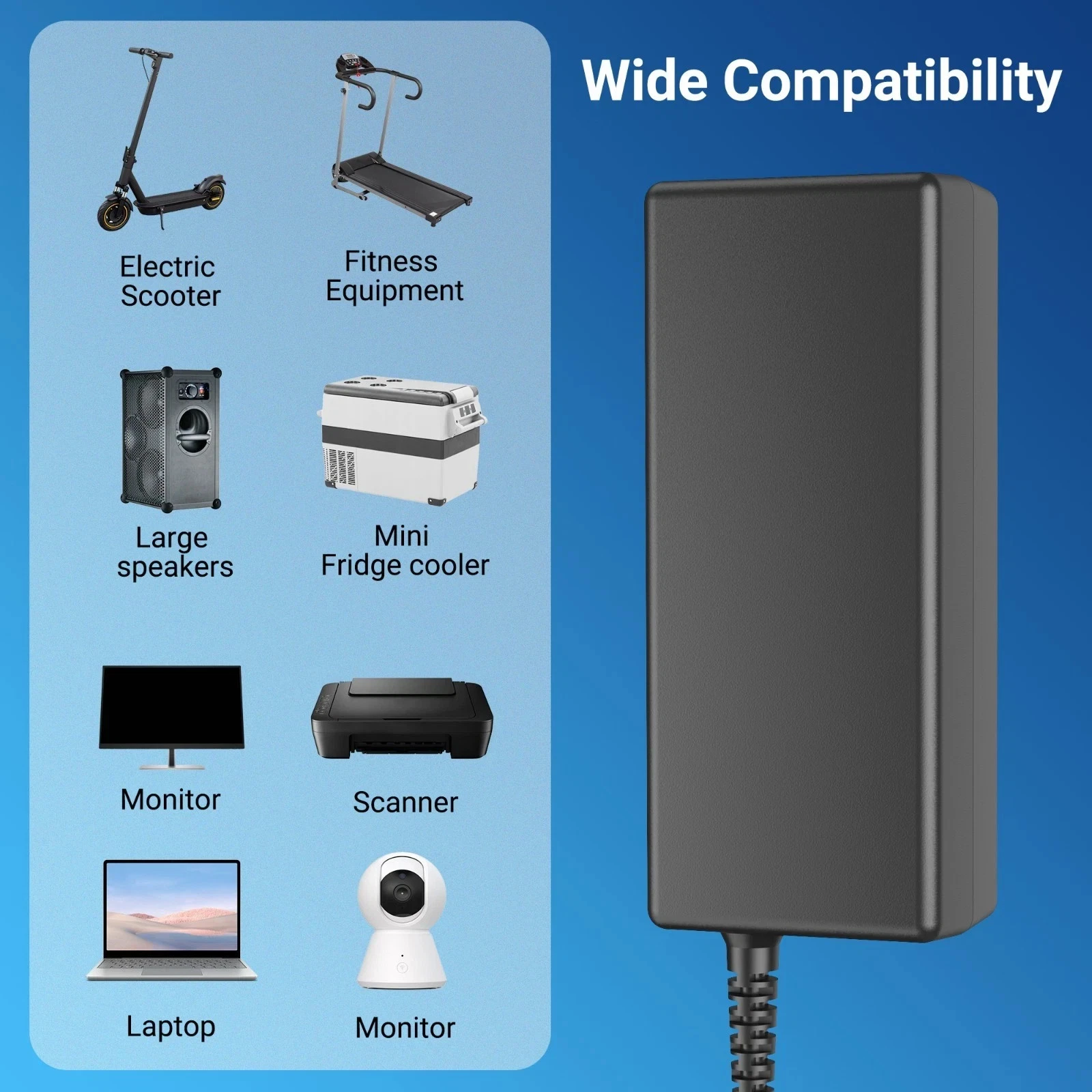 AC Adapter Compatible with Anker Nebula Mars Lite Projector D2311 D2321 Power Supply Charger