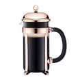 thumbnail image 1 of Cafetera de Prensa Francesa Bodum Chambord Vidrio 34 Onzas 1 Litro Cobre, 1 of 3