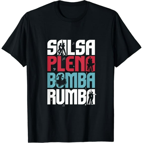 Salsa Plena Bomba Rumba Puerto Rica Dance T-Shirt