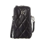 Balenciaga Touch Black Nappa Leather Quilted Puffy Bag 593375