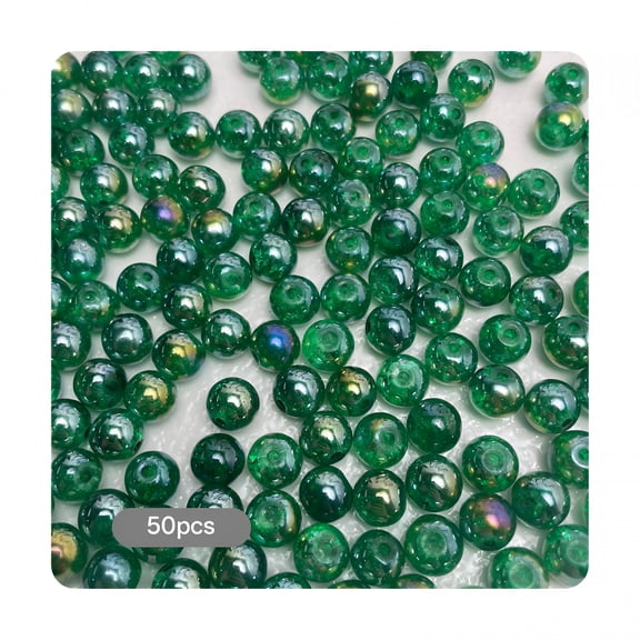 ACDANC 50Pcs Glass Beads Vase Filler Indoor Plants Glass Beads Decor Aquarium Fish Tank Glass Beads Decors