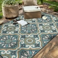 thumbnail image 3 of Mohawk Home Positano Outdoor Area Rug, Blue, 10' x 13', 3 of 9
