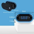 thumbnail image 3 of Aquarium Thermometer, Water Thermometer, Fish Tank Thermometer with High Precision Sensor Accurate to ±0.18°F for Fish, No Need for a Probe with Wire, Black, 3 of 7