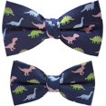 thumbnail image 1 of LAICAIW Little Boy's Handmade Pre-Tied Patterned Bow Ties For Kids, 1 of 4