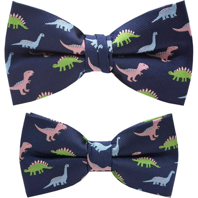 LAICAIW Little Boy's Handmade Pre-Tied Patterned Bow Ties For Kids