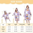 thumbnail image 7 of Wearable Blanket Hoodie for Cute Cartoon Ghost Flannel Hooded Blanket with Pockets and Sleeves Suitable, 7 of 7