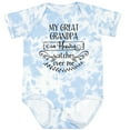 thumbnail image 3 of Inktastic My Great Grandpa in Heaven Watches over Me Boys or Girls Baby Bodysuit, 3 of 5