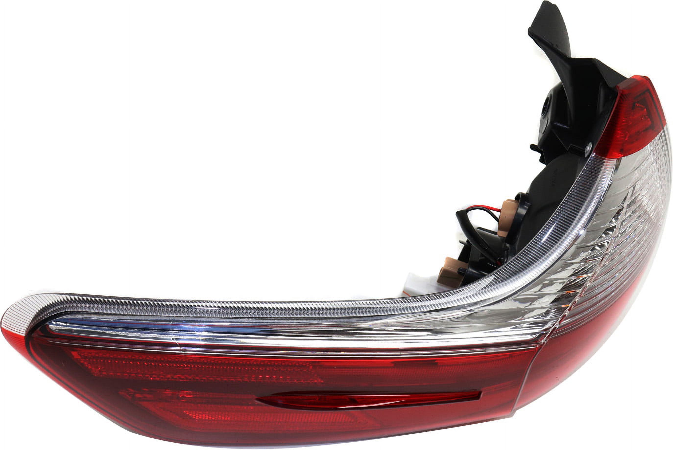 Tail Light Compatible With 2015-2019 Toyota Sienna Left Driver Side, Outer With bulb(s)