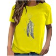 thumbnail image 1 of Pompotops T-shirt à Col Rond Imprimé pour Femmes en Liquidation, 1 of 7