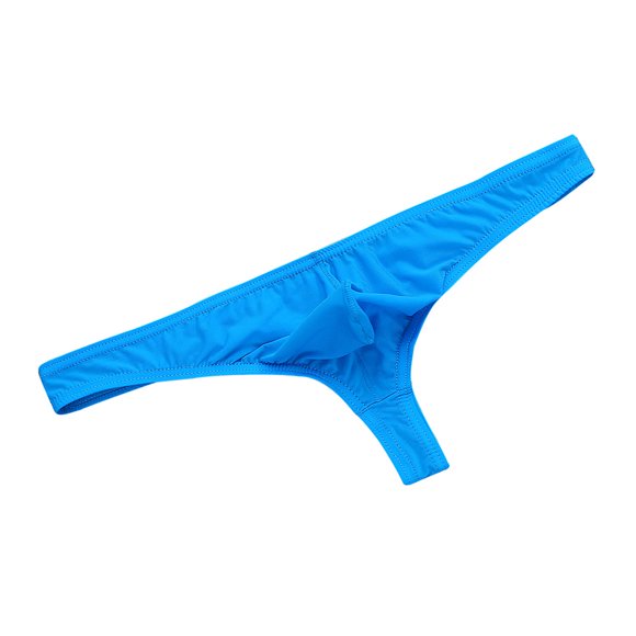 Mens Underwear Panties Sexy Thong Shorts Raised Underwear Ice Silk T Underwears