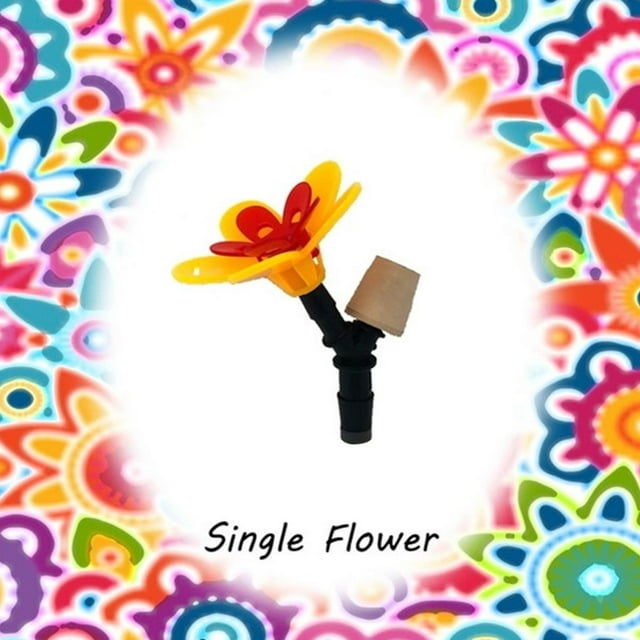 Hummingbird Feeder DIY Kit With Suction Cup Base And Bottle Stopper For Recycled Plastic Bottles