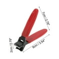 thumbnail image 4 of Unique Bargains 1 Pc Splash-proof Nail Clipper for Women for Men Red, 4 of 7