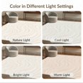 thumbnail image 7 of ODIKA 3'x5' Ultra-Soft Throw Mat, Dining Beige Asymmetrical Gradients Understated Greek Key Abstract None Washable, Bare feet friendly, Easy Care Indoor rug for Bedside, Vanity, 7 of 7