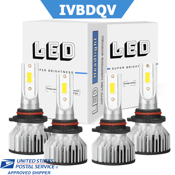 For Toyota Avalon 1995-2006 LED Headlights Bulbs 9005 High & 9006 Low Beam Combo Kit 4Pcs 6000K White