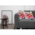 thumbnail image 3 of Ambesonne Ice Cream Throw Pillow Cover 2 Pack, Flowers Deserts, 24", Multicolor, 3 of 5