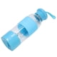 thumbnail image 5 of Taza agitadora de 300ml, botella agitadora eléctrica automática para mezclar jugo de leche y café (azul), 5 of 8