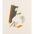 thumbnail image 2 of El Lissitzky 15x17 Black Ornate Wood Framed Double Matted Museum Art Print Titled - Anxious (1923), 2 of 5