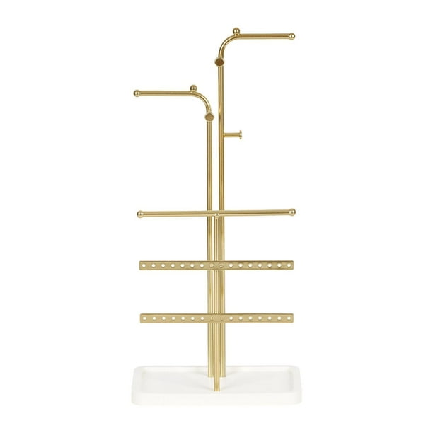 Soporte para de joyería, organizador de collares y pulseras de hierro, expositor de joyas para colgar pendientes, para accesorios para el cabell