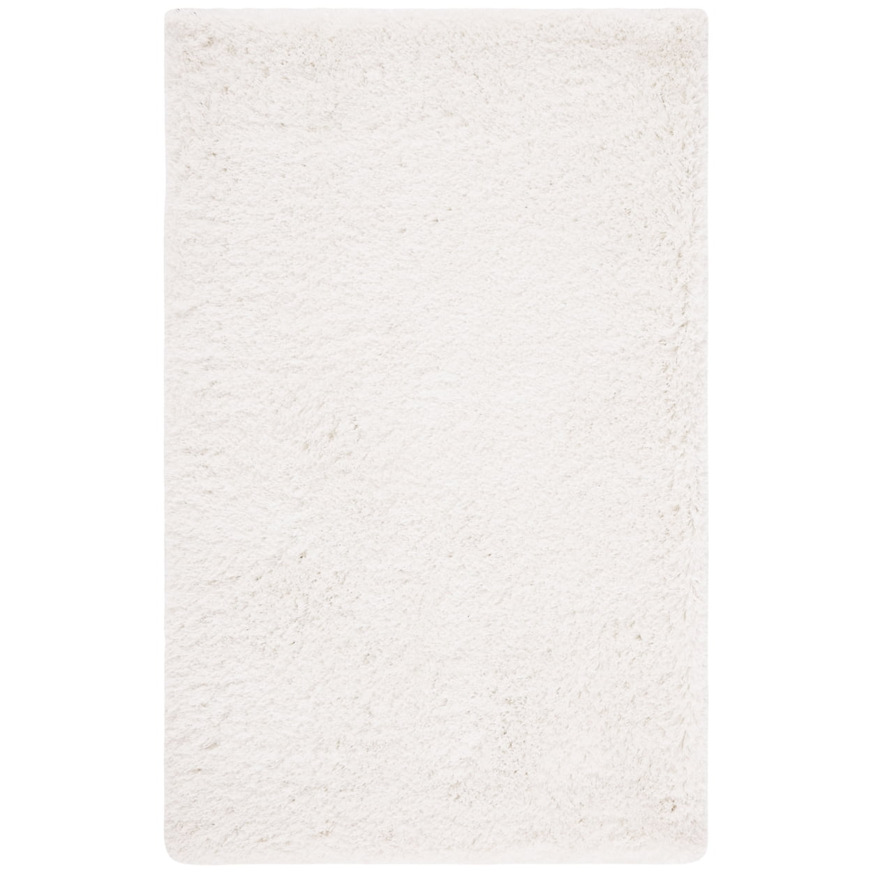 SAFAVIEH South Beach Shag SBS562A Snow White Rug