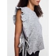 thumbnail image 4 of Scenario Women's Ruffle Sweater Vest, Sizes S-XXXL, 4 of 5