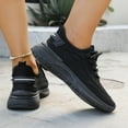 thumbnail image 4 of Rokment Running Shoes for Women Lightweight Breathable Athletic Air Cushion Jogging Workout Nursing Tennis Sneakers Black Size 6, 4 of 8