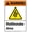 Warning Sign 3, variant on Restricted Area Visitors Must Be Escorted Warning Sign Authorized Personnel Only Metal Security Sign Wall Home Business Yard Garden Office Street Road Escort Requirement Restricted Zone 8x12 in