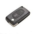 thumbnail image 1 of Reemplazo de carcasa de llave abatible remota de plástico de 2 botones para Peugeot 207 307 308 sin cortar ZefeiWu 1327533468961, 1 of 1