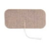 Norco Multi-Use Electrodes 2 inch x 4 inch (5.1 x 10cm) Rectangle Tan Cloth 4 Per Pack