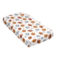 thumbnail image 3 of Sweet Jojo Designs Watercolor Sports Theme Boy Satin Fitted Crib Sheet, 3 of 6