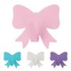 thumbnail image 1 of Uxcell 4Pcs Ganchos Decorativos en Forma de Lazo, Ganchos de Toalla Adhesivos de Metal de Alta Resistencia para Colgar Llaves, Abrigos, Baño, Cocina, Hogar y Oficina, Rosa/Blanco/Azul/Púrpura, 1 of 7
