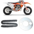 thumbnail image 4 of Sprockets Cogs, Steel Alloy Rear Drive Sprocket Cog Stable Power Transfer  For Vehicle Replacement For Moto Pocket Bike 47cc 49cc 2 Stroke, 4 of 8