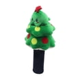 thumbnail image 3 of Funda protectora para cabeza de de golf de madera, regalo, resistente a arañazos, suave felpa, temática navideña, divertida funda para cabeza de Árbol de Navidad, 3 of 8