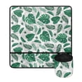 thumbnail image 2 of HELLHERO Beautiful & Practical Fusion Sewing Machine Mat Household Accessories Foldable Fabric Polyester for Most Sewing Machines, Leaves Pattern, 2 of 5