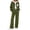 Green, variant on Zynoxe Womens Sweatsuits 2 Piece Set Soft Corduroy Drawstring Hooded Sweatshirt & Elastic Waist Sweat Pants Suit Fashion Button Down Lounge Sets Stylish Color Block Tracksuit Set with Pockets Black S