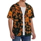 thumbnail image 2 of Fotbe Daisies Camisa Estampada de Manga Corta para Hombre, Casual de Verano, Estilo Playero, Sin Arrugas-Large, 2 of 5