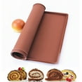 thumbnail image 2 of Harpily Cake Molds Flexible Soft Cake Template Roll Silicone Pan Baking Appliance Kitchen Cookie Baking Pad Accessories Flexible Template Pad Cake Cake Silicone Pan Soft Cake, 2 of 4