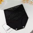 thumbnail image 3 of HUPOM Ladies Panties Panties For Girls High Waist Activewear Tie Seamless Waistband Black L, 3 of 5