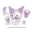 thumbnail image 4 of Hello kitty Sanrio caja de dibujos animados huevo medio cráneo Cinnamoroll Melody Kuromi figuras de acción modelo ensamblado muñeca niña juguete regalos Juguetes, 4 of 6